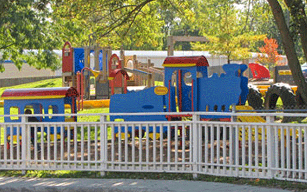 The History of Liberty Community Childcare in Delaware county: image of a playground